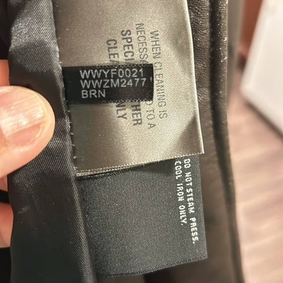 PELLE STUDIO Leather Vintage Trench Style Coat - Picture 10 of 10